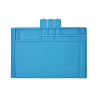 Tapis de soudure résistant à la chaleur 932 ℉ pour outils de travail Kit de réparation de téléphone informatique tampon de réparation de travail plate-forme de maintenance résistante à la chaleur