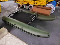 Ponton TPU 1 personne bateau gonflable leurre pêche catamaran Mini Yacht