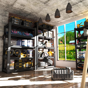 Estante de almacenamiento de almacén Industrial de <span class=keywords><strong>Corea</strong></span>, estante apilable de acero, estante de estantería sin pernos de hierro - Product Image 5