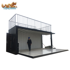 Electric Hydraulic Drop Down Showroom Bar Outdoor Mobile Prefabricated House 20ft Shipping Container Coffee <strong>Shop</strong> - Product Image 6