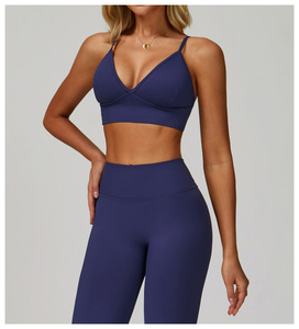 Spallacci per <span class=keywords><strong>reggiseno</strong></span> Yoga senza cuciture con Logo personalizzato bellissimo abbigliamento sportivo ad asciugatura rapida - Product Image 3