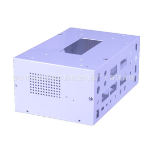 Custom Sheet Metal Chassis 287x182x120mm Laser Cut SPCC Cold Rolled Steel Baking Paint Electronics Enclosure - Product Image 3