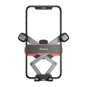 Venta al por mayor 100% Original <span class=keywords><strong>BASEUS</strong></span> Mr Hui Lateral <span class=keywords><strong>Baseus</strong></span> Gravity Car Mount Holder Black SUYL-HU01 Silver SUYL-HU0S en Stock - Product Image 2
