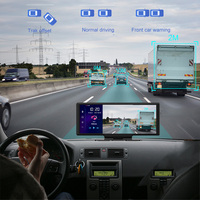 Junsun — caméra de tableau de bord de 10.26 pouces, Dashcam, caméra de voiture, 8.1 P FHD, DVR, double objectif, 4G, wi-fi, navigateur GPS, ADAS, DVR, Android 1080