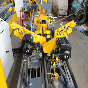 <span class=keywords><strong>Wafios</strong></span> Maschine zur Herstellung von Doppelstabmattenzaunen aus Edelstahl mit seitlicher Verriegelung und seitlicher Drehung, Diamantmetallgeflecht - Product Image 4