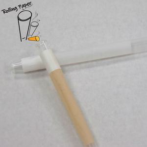 Vente directe d'usine avec embout en verre pour papier à cigarettes, OEM, cône transparent en verre, embout spécial pour fumer, rouleau personnalisé avec logo - Product Image 1