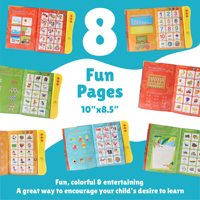 Offre Spéciale : Livres Audio Interactifs Phoniques Anglais pour la Maternelle, Résistants aux Déchirures, en Matériaux Sûrs – Cadeau Idéal pour les Fêtes