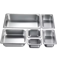 Plat de service buffet professionnel ShuangCheng WYMGN-1/9DK 1/9 GN en acier inoxydable perforé 201/304 pour restaurant, personnalisable, vente en gros