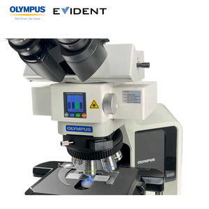 Olympus BX53 onderzoeksmicroscoop met driekleuren fluorescentie-aansluiting, uitgerust met 5 objectieven (4x, 10x, 20x, 40x, 100x) en LED-verlichting - Product Image 3