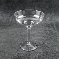 Vente en gros de gobelets à margarita en plastique de 10 oz, verres à margarita en acrylique transparent pour les mariages et les fêtes