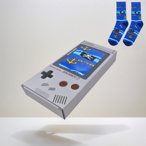 Calcetines de poliéster <span class=keywords><strong>con</strong></span> diseño de consola de videojuegos, unisex, regalo navideño, absorbentes del sudor, transpirables, estilo retro, superventas transfronterizo - Product Image 1