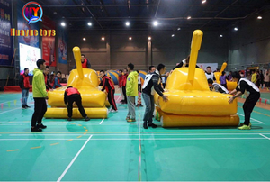 Jeux personnalisés de team building en plein air Réservoir gonflable <span class=keywords><strong>Jeu</strong></span> de sport roulant <span class=keywords><strong>coopératif</strong></span> - Product Image 4