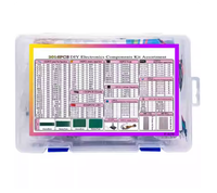 Kit de composants électroniques 2016 pièces compatible avec le R3, comprenant une variété de composants couramment utilisés.