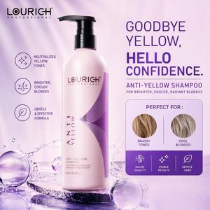 Shampoo viola da 500 ml, toner per capelli biondi, shampoo anti-giallo, cura professionale dei capelli per capelli biondi, tinti, grigi, argentati, per uso in salone - Product Image 4