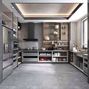 Tirador Azul para Mueble de Cocina, Cubrecanto PLCC20032, Muebles de Cocina con Exhibidor PLCC20032 - Product Image 4