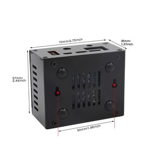 علبة معدنية لـ Orange <span class=keywords><strong>Pi</strong></span> Zero 2 طراز A_OPIZero2Case_02 تدعم التبريد المزدوج للهوائيات الخارجية، ملحقات إلكترونية - Product Image 3