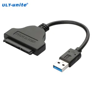 Kabel Konverter Ult-unite USB 3.0 Ke SATA untuk Kabel Data Adaptor HDD SSD 2.5 Inci