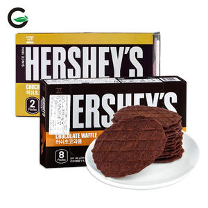 Hershey วาฟเฟิลช็อคโกแลต55กรัมกับเฮเซลนัทครีมชีสและผลไม้รสชาติขนมกรอบนำเข้าเกาหลีหวานอร่อย! - Product Image 5
