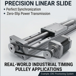 Poulie de synchronisation de précision personnalisée GT2 5M T5 AT10, poulie dentée en alliage d'aluminium usinée directement en usine - Product Image 6