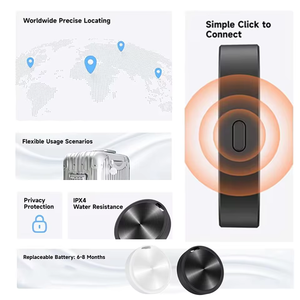 Traceur GPS compatible Android et iOS à bon <span class=keywords><strong>prix</strong></span>, pour retrouver mon animal de compagnie, mini <span class=keywords><strong>clé</strong></span> de voiture, localisateur GPS, personnes âgées, enfants, portefeuille, Air Tag, traceur GPS - Product Image 5