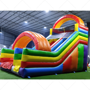 Castillo Hinchable para Fiestas al Aire Libre, Tobogán Seco para Niños, Tobogán Acuático Hinchable para Exteriores - Product Image 4