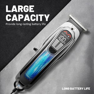 Chuyên Nghiệp Tóc Cắt Cho Người Đàn Ông Cắt Tóc Cắt Và Tông Đơ Đặt Mens Không Dây Tóc Clipper Cho Thợ Cắt Tóc Cắt Tóc Kit Phai - Product Image 6