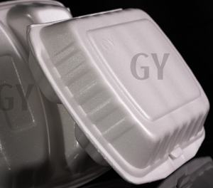 Contenedores de espuma para llevar Cajas de espuma de un solo uso Contenedores de comida Bandejas de espuma desechables Cajas de comida de espuma Contenedores de almuerzo de espuma - Product Image 1