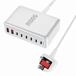 Nouveau <span class=keywords><strong>chargeur</strong></span> GaN PD 500W - <span class=keywords><strong>Chargeur</strong></span> multifonction 6C2A avec <span class=keywords><strong>8</strong></span> ports pour utilisation sur ordinateur de bureau <span class=keywords><strong>Chargeur</strong></span> de bureau performant pour <span class=keywords><strong>Apple</strong></span> <span class=keywords><strong>iPhone</strong></span> Samsung - Product Image 5