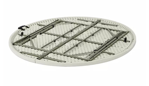 10 người tiệc cưới ngoài trời bàn tiệc nhựa tròn gấp bàn ghế - Product Image 3