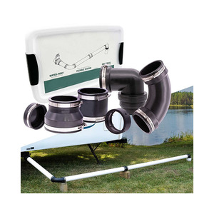 Sistema de Conexión de Drenaje para Autocaravanas AromaNano, Kit de Adaptador de Acoplamiento Deslizante, Conexiones de Manguera de Drenaje para Autocaravanas de 3 Pulgadas, PVC Fernco - Product Image 1