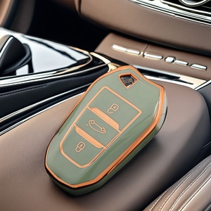 TPUキーホルダーキーフォブカバーケースプジョー4008 5008 308カーキーアクセサリーアクセサリー - Product Image 6