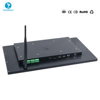 Tableta Sunworld YC-N156 de 15.6 Pulgadas con Marco Delgado, Montaje en Pared, POE, CE RK3566/RK3576, Sistema Operativo Android Linux con Luz LED para Restaurante
