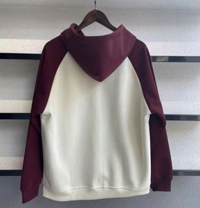 Ventes en gros de sweats à capuche, 2 pièces, 330 g/m², coton et polyester, deux couleurs, motifs imprimés, sweats à capuche bicolores personnalisés pour les équipes - Product Image 4