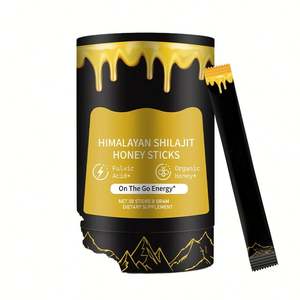 Cápsulas de Resina de Shilajit Puro del Himalaya Nutrivoice OEM, Miel Orgánica, Suplemento para Adultos para el Cuidado de la Salud - Product Image 1