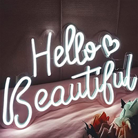 Letrero de neón LED con la frase 'Better Together' para envío directo, letrero luminoso con el logotipo de la empresa, para el hogar, bodas, salones de belleza