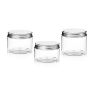 Envase Cosmético de Boca Ancha, Transparente, Blanco, de Plástico PET, para Crema, con Tapa de Plástico, de 30, 50, 60, 80, 100, 120, 200, 250, 300, 400 y 500 ml - Product Image 1
