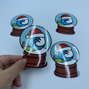 Autocollant en verre personnalisé, mignon, à séchage rapide, adapté aux petits sièges, meubles, croquettes, éducation, sacs en polyéthylène pour pain, bananes, 140x105mm - Product Image 2