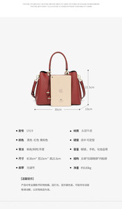 Bolso Tote de Cuero Genuino de Alta Calidad en Oferta, Bolso de Mano de Lujo para Mujer, Bolsos de Mano al por Mayor - Product Image 2