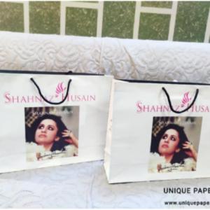 Bolsas de Papel Shahnaz Husain con Asas Planas, Impresión Offset, Reciclables, Empaque de Lujo para Cosméticos - Product Image 6