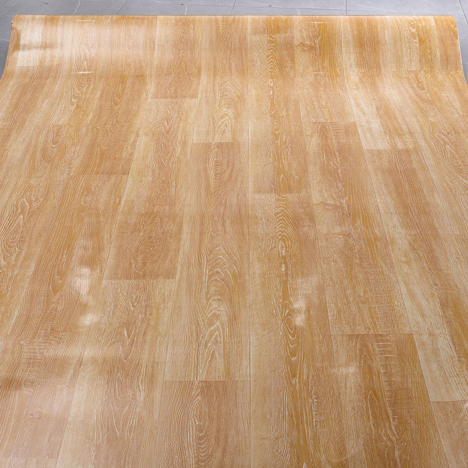 Huangang PVC Vinyl Flooring Felt Backed Waterproof Anti-Slip Anti ...