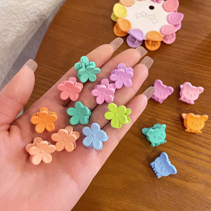 BELLEWORLD Lot de 10 pinces à <span class=keywords><strong>cheveux</strong></span> en acétate multicolores et multi-styles, petites pinces requin, accessoires capillaires mignons pour bébés filles - Product Image 3