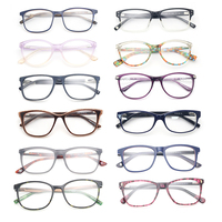 Montures de lunettes optiques en acétate en gros, prix d'usine, assortiment promotionnel, stock prêt à l'emploi, à prix abordable