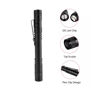 Linterna UV de 365nm, Mini Linterna LED UV de 3W, Detector de Billetes <span class=keywords><strong>Ultravioleta</strong></span> Portátil, Linterna de Bolsillo de Seguridad con Clip - Product Image 5