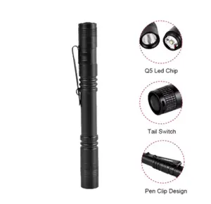 365nm UV Penlight 3W 미니 UV LED 펜 라이트 손전등 휴대용 돈 자외선 통화 감지기 안전 포켓 토치 클립