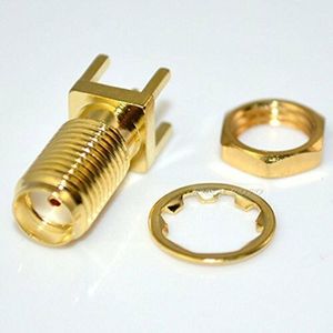 Радиочастотный разъем <span class=keywords><strong>SMA</strong></span>, гнездо, угловой, для монтажа на печатную плату, <span class=keywords><strong>SMA</strong></span>-KWE - Product Image 4