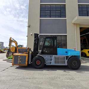 Carretilla elevadora eléctrica de 10 toneladas con motor de CA de tamaño mini para industrias de restaurantes de construcción agrícola condición usada con componentes centrales - Product Image 5