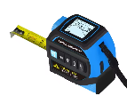 Mètre laser numérique 4-en-1 328 pieds/100 m avec angle de visée 16 pieds/5 m, Bluetooth et écran LCD pour bricolage et menuisier
