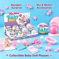 Coffret de jeu surprise avec mini-poupées en boule mystère, style aléatoire, jouet de simulation pour maison de poupée, 12 pièces en boîte de présentation, idéal pour un cadeau d'anniversaire ou du Nouvel An