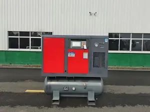 Kombiniert alles in einem 16 bar Druck 11kW 15kW 22kW pm vsd Schrauben luft kompressor 16 bar für Faserlaser maschine