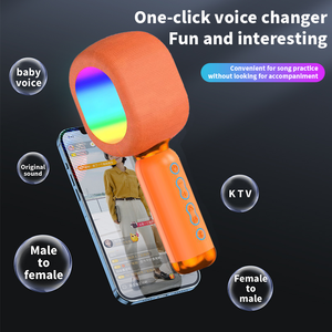Micrófono Inalámbrico Portátil JY-57Pro Profesional para Karaoke KTV con Ajuste de Reverberación, Efectos de Cambio de Voz y Monitoreo de Retorno de Audio - Product Image 4